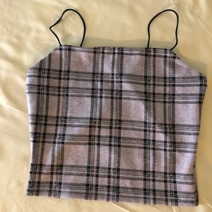 Never worn. Brand new. Size medium crop tan top